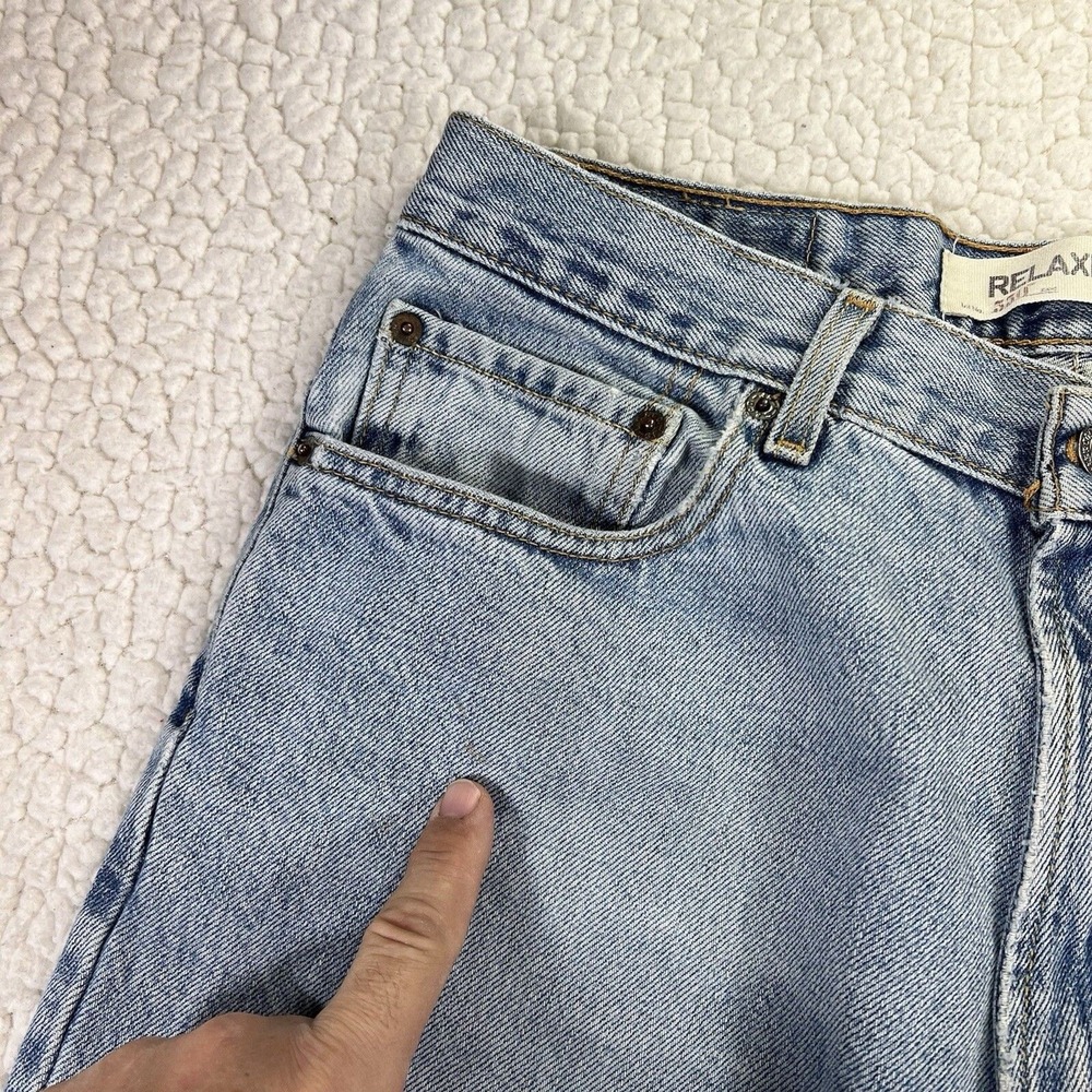 Levi's 550 Jeans Men's 34x30 (Actual 33x30) Blue Relaxed Fit Y2K - Picture 9 of 15